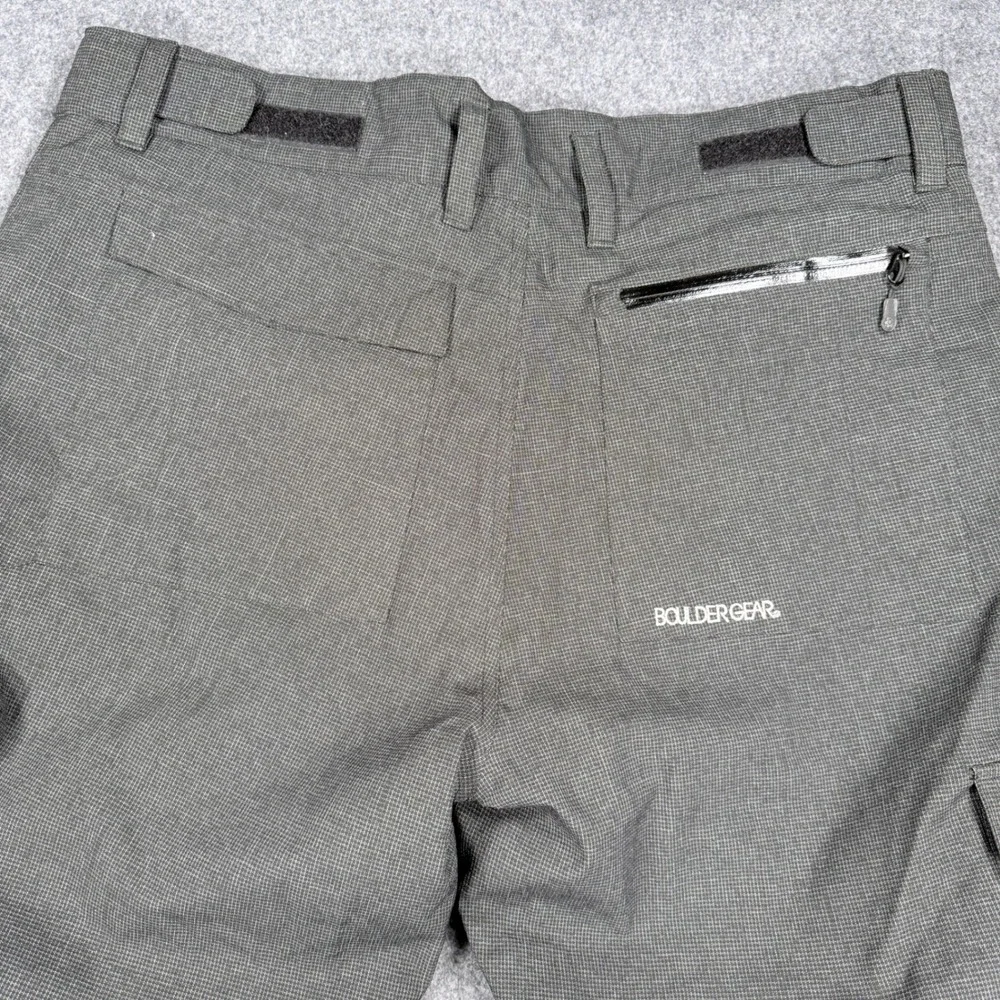 Boulder Gear Mens XL Gray Waterproof Insulated Ski Snowboard Cargo Pants 2573R